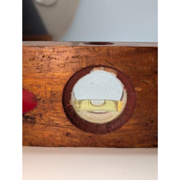 Vintage/Antique Stanley Wooden Made in USA 18" Level - Picture 5 of 14